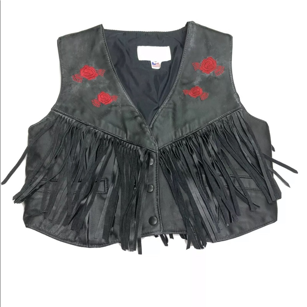 Vintage Park V Women’s Vest Size 14 Leather